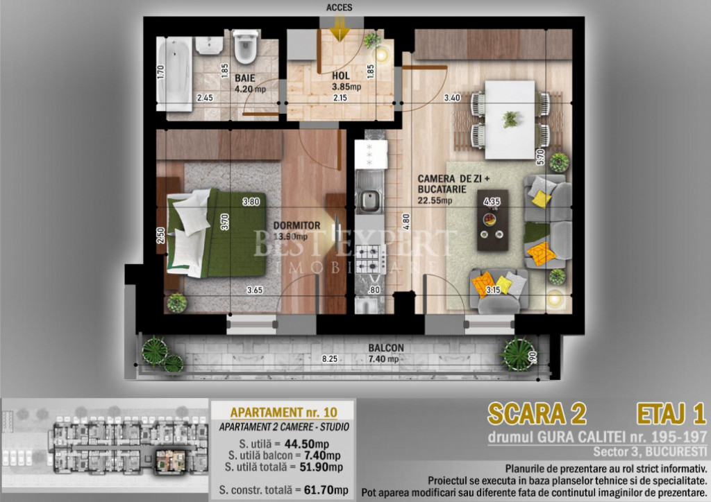2 Camere Incalzire Pardoseala -10 min STB