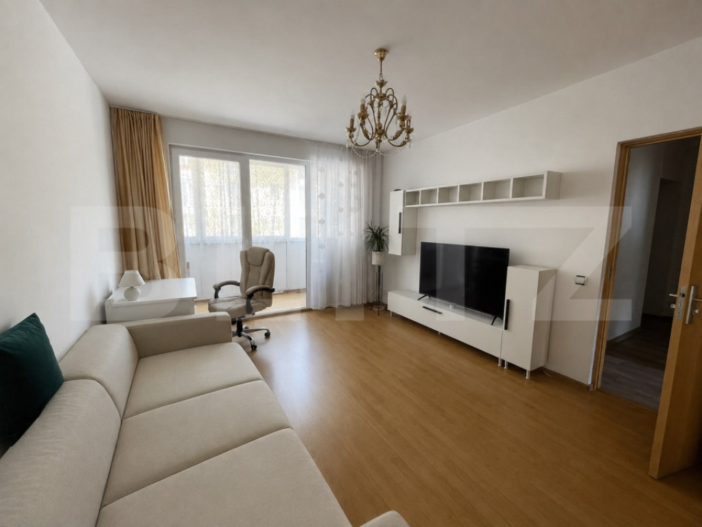 Apartament 2 camere decomandat, 2 orientari, 60mp, etaj inte