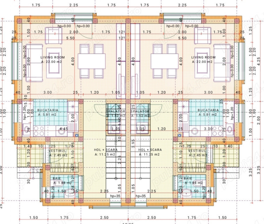 Duplex Mosnita Veche, 90mp utili