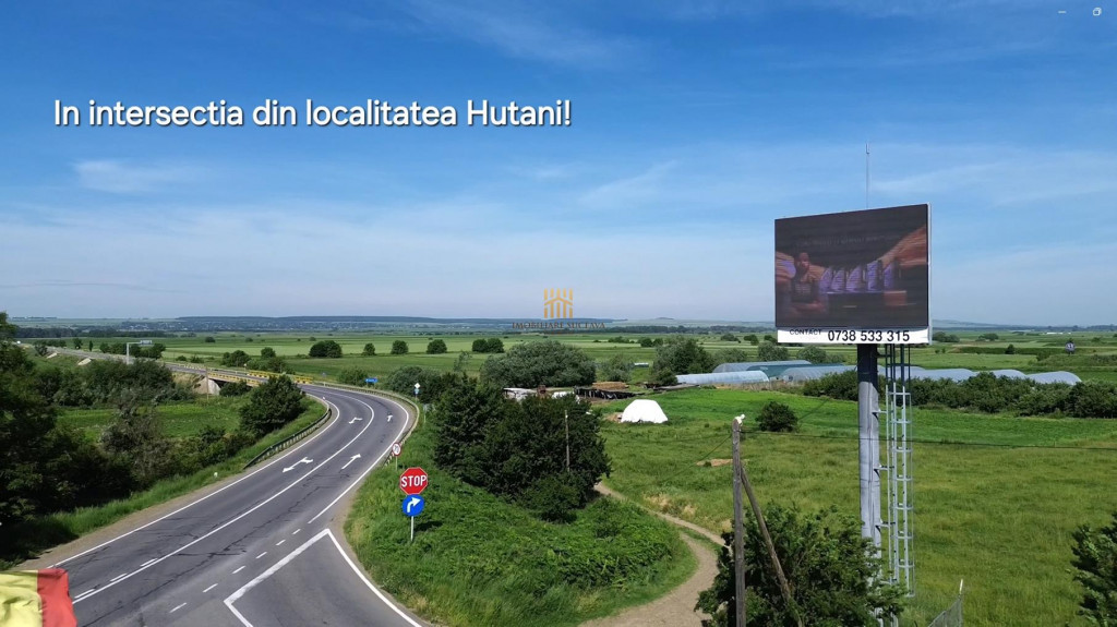 Teren Intravilan 5500 mp de Inchiriat Intersectia Hutani Su