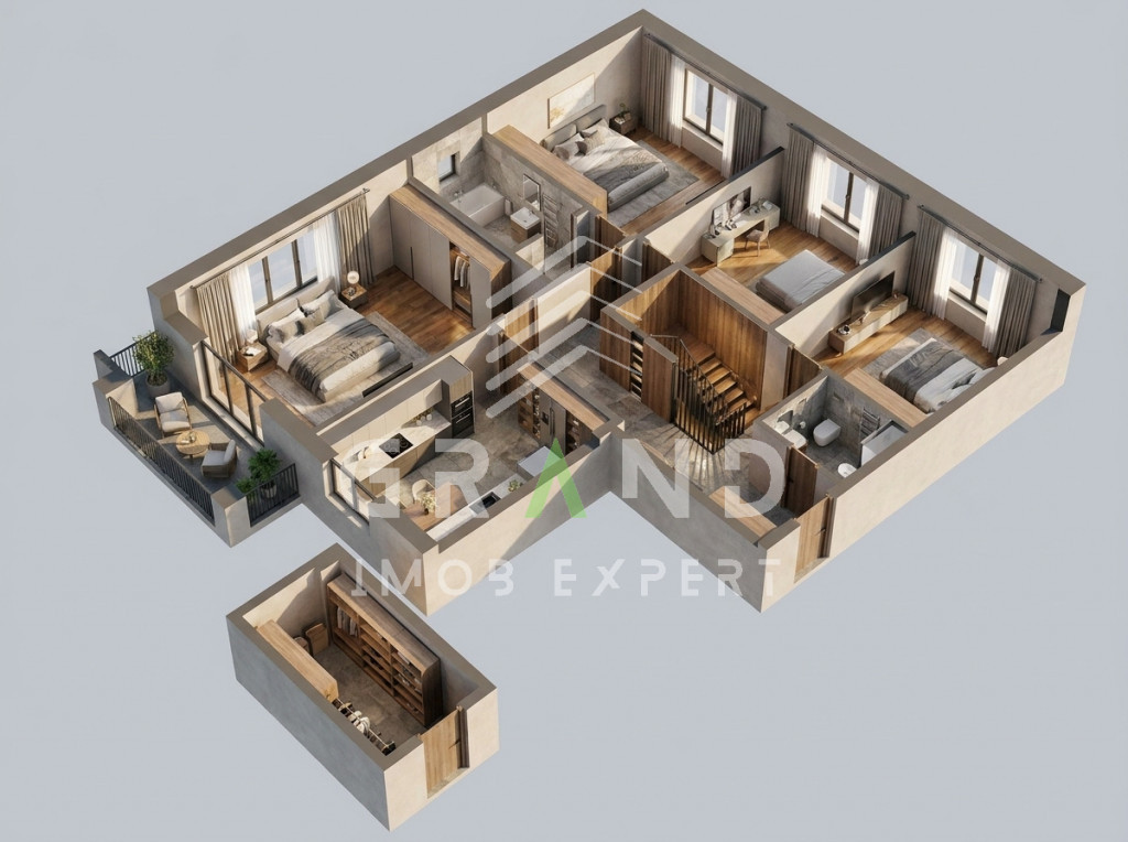4 camere | Str.Nicolae Titulescu/Gheorgheni | Etaj 2/4 | 78