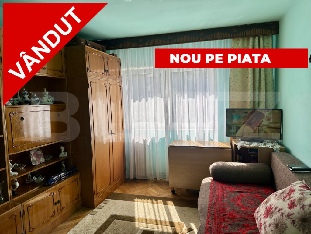 Apartament cu 2 camere, decomandate, potențial excelent, zo