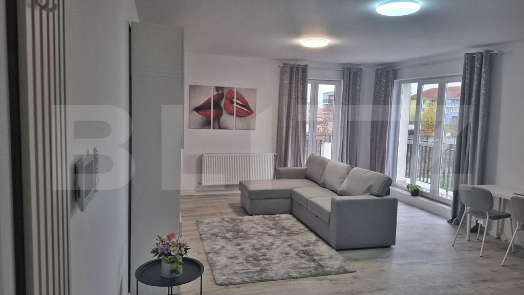 Apartament de inchiriat, 2 camere, 53 mp, loc de parcare, Ro