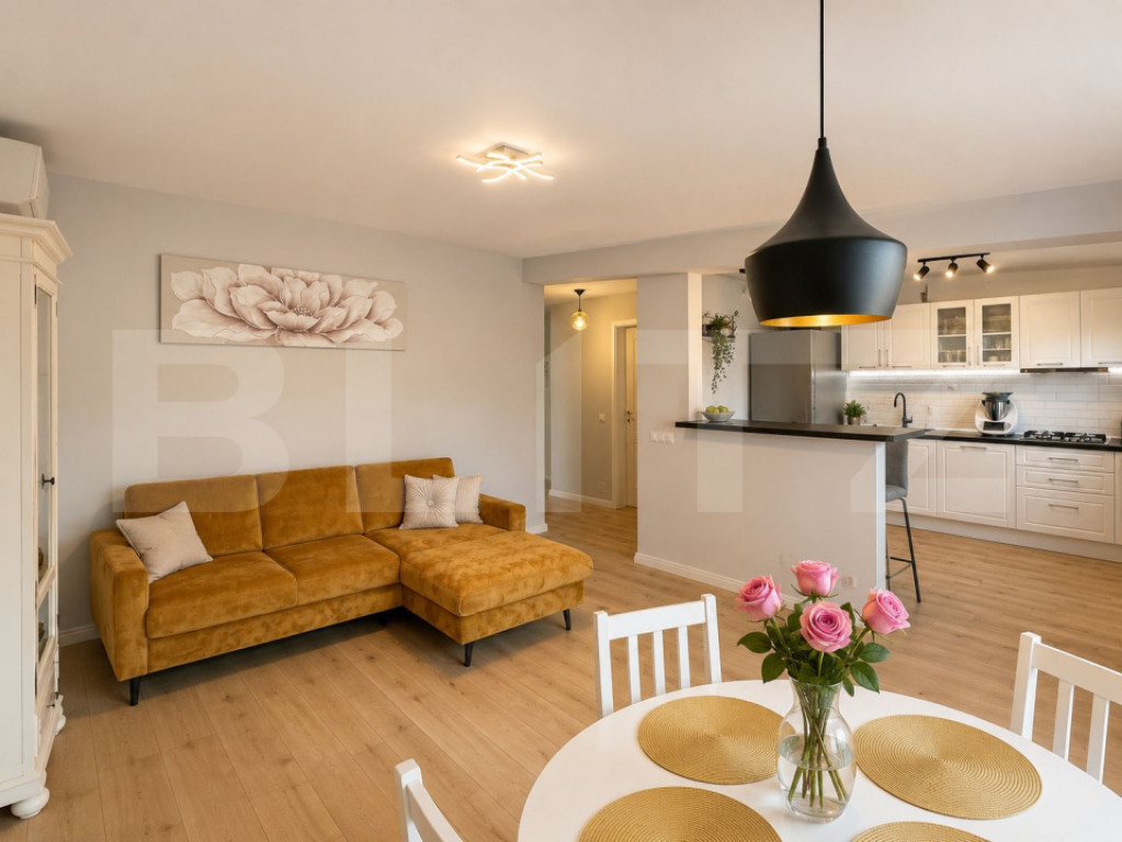 Apartament de vânzare cu 3 camere, 73 mp, parcăre, 2 bai,