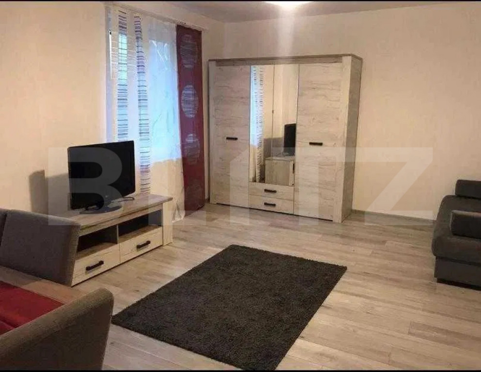 Apartament 1 cameră mobilat și utilat, 40 mp - str Gloriei