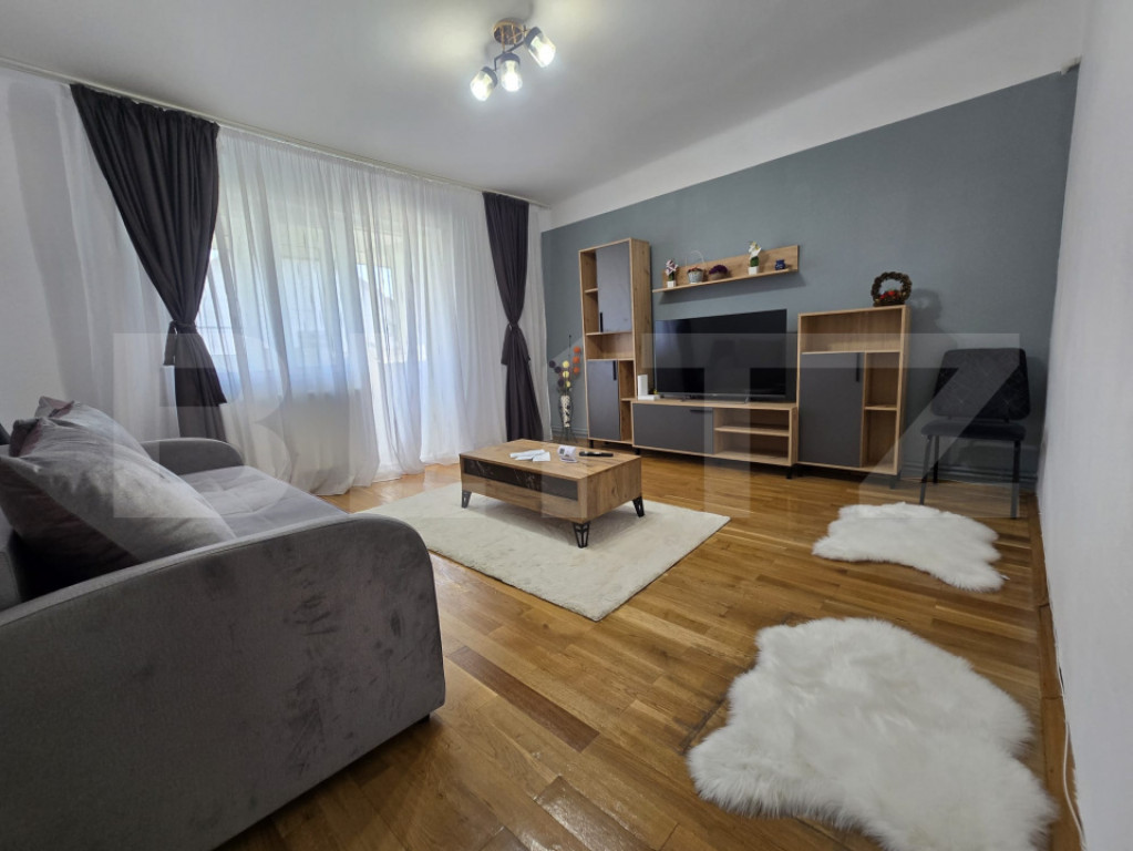 Apartament 2 camere decomandat, 62 mp - mobilat și utilat,