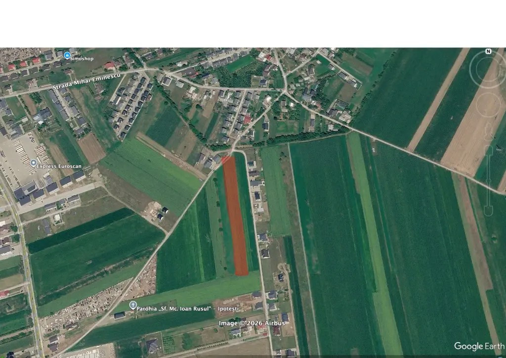 Vand Teren Intravilan - Tisauti, comuna Ipotesti, Suceava 2600mp
