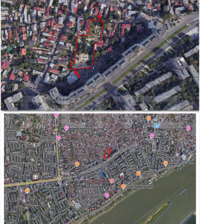 Vand teren intravilan ultracentral 270 mp Galati
