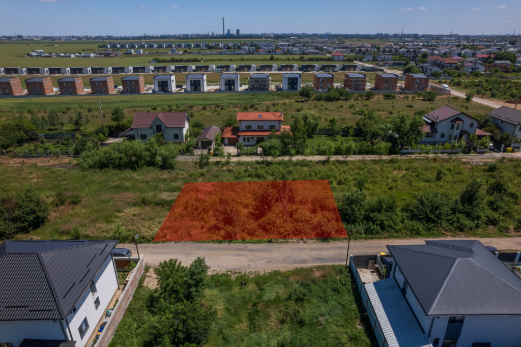 Domnești, teren langa pădure, 420mp, utilități, deschid