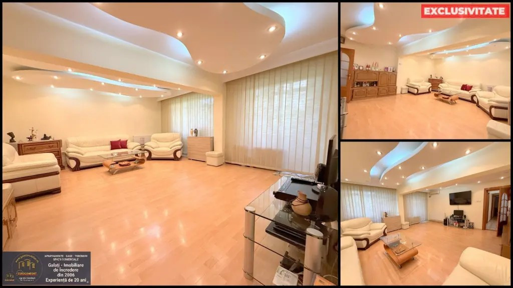 Apartament spațios cu 3 camere (transformat din 4) – IC Frimu
