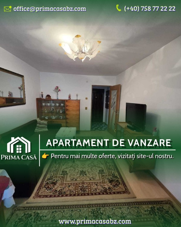 Apartament cu 3 camere, zona Bvd. Stafionului/BZ ~ etaj 3 din 4 ~