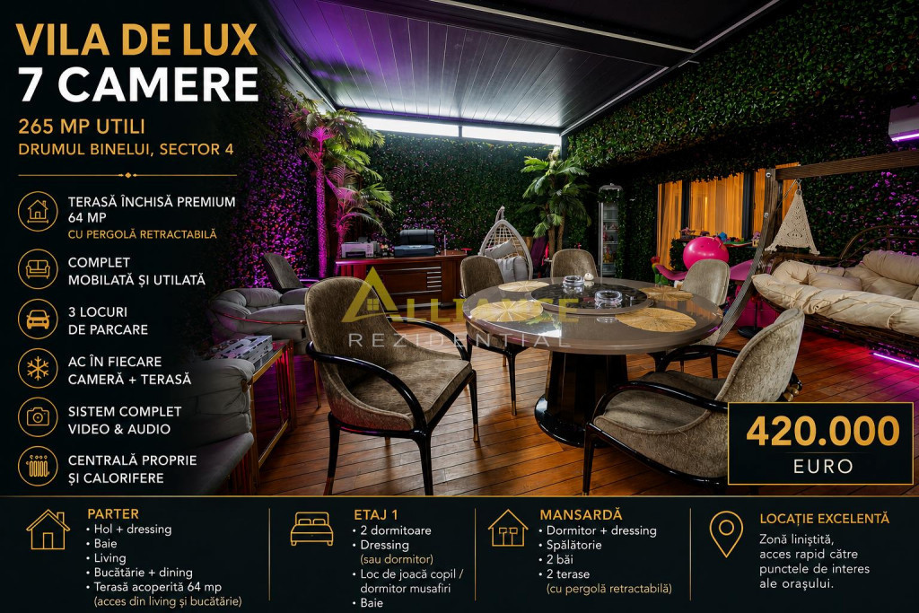Vila de Lux 7 Camere | 265 mp Utili | Terasa Spectaculoasa 6