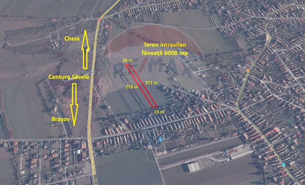 Teren intravilan, 6000 mp, Turcheş - Săcele