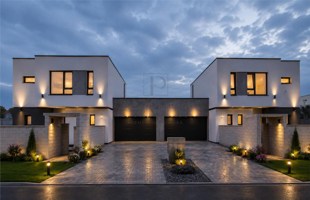 CASE INDIVIDUALE SEPARATE PRIN GARAJ - DESING MODERN - 540 M