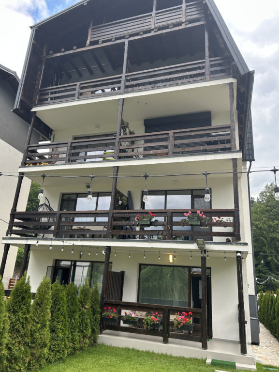 Apartament Lux &Business la cheie: cu vedere la munte, curte
