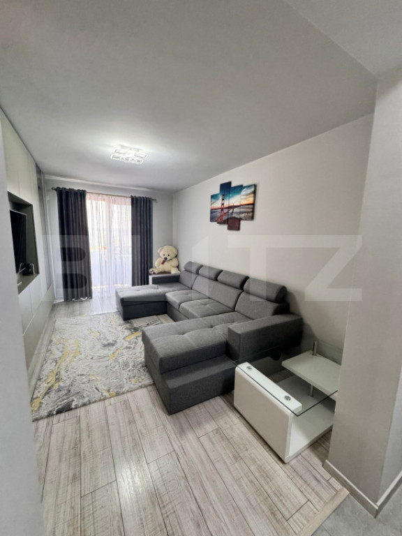 Apartament 2 camere, 51 mp, complet mobilat, zona Valea Lupu
