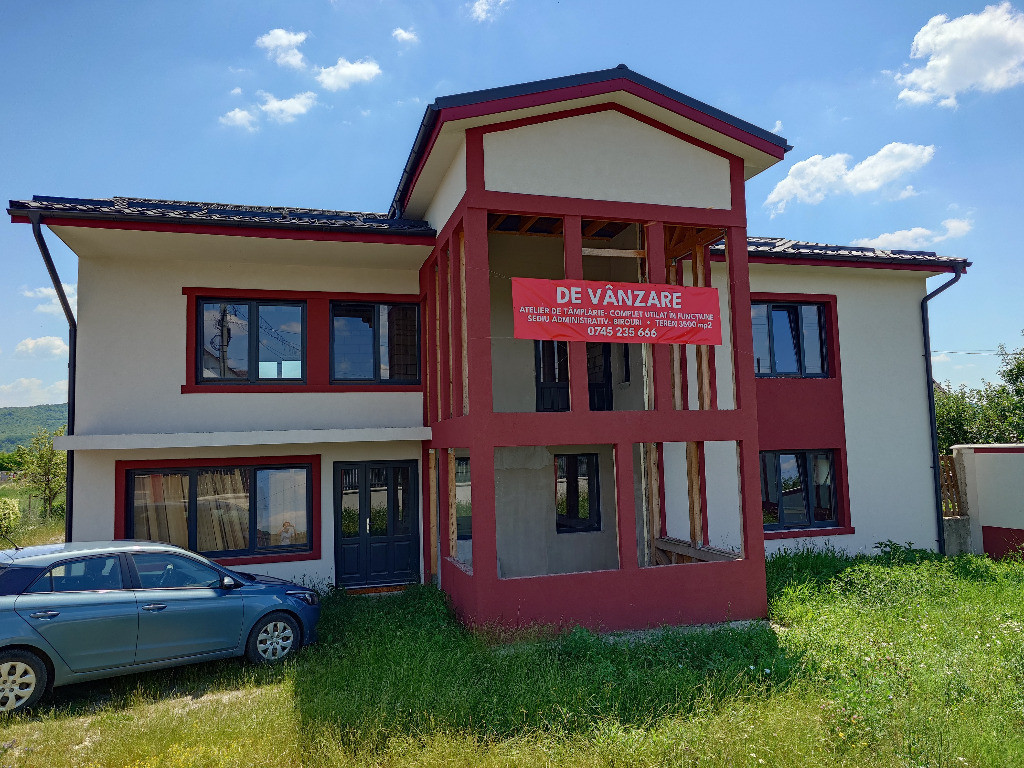 Atelier de tâmplărie complet utilat - Teren 3.500 mp + Sediu Birou