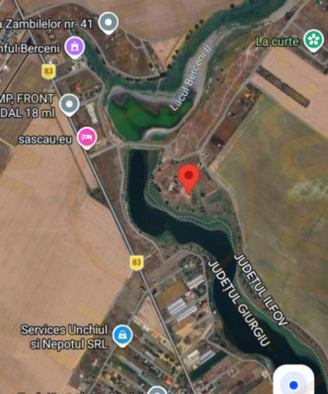 Teren la Balta La Gropi Berceni, Vidra, Ilfov