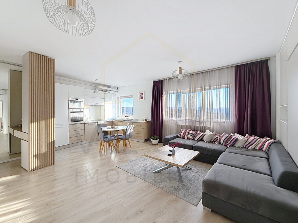 2 camere, 64 mp, parcare, panoramic superb, in Zorilor
