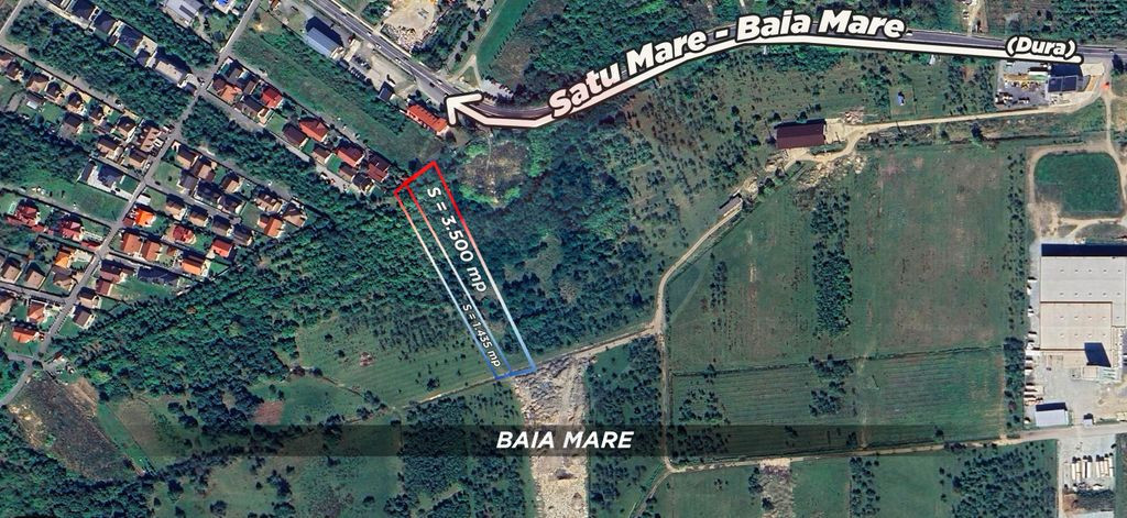 Teren 4,935mp Baia Mare / zona Dura