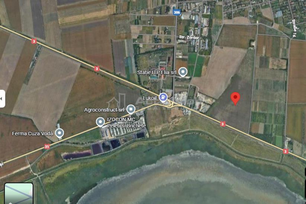 Teren Intravilan Calarasi- Cuza Voda Stradal DN3
