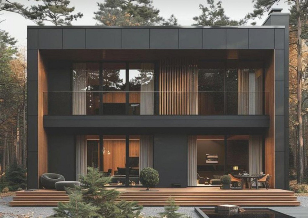 Casa moderna, individuala, teren 600mp