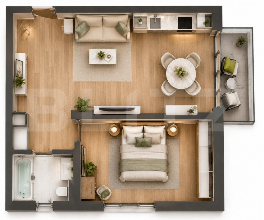 OPORTUNITATE | COMISION 0 | 2 Camere | Zona Vivo | Apartamen