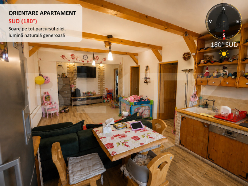 Apartament 3 camere, 56.41 mp, balcon, parcare subterana, Ba