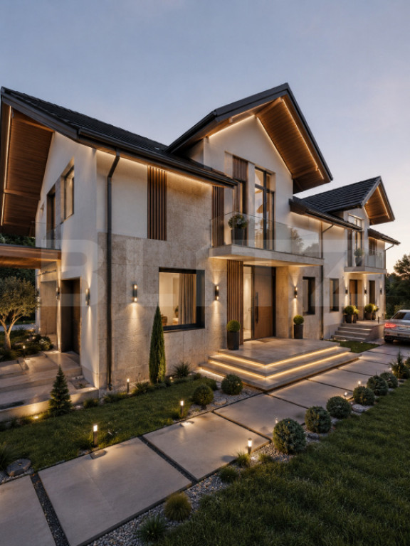 Casa Duplex la rosu, 222 mp utili, teren 423 mp, Burdujeni,