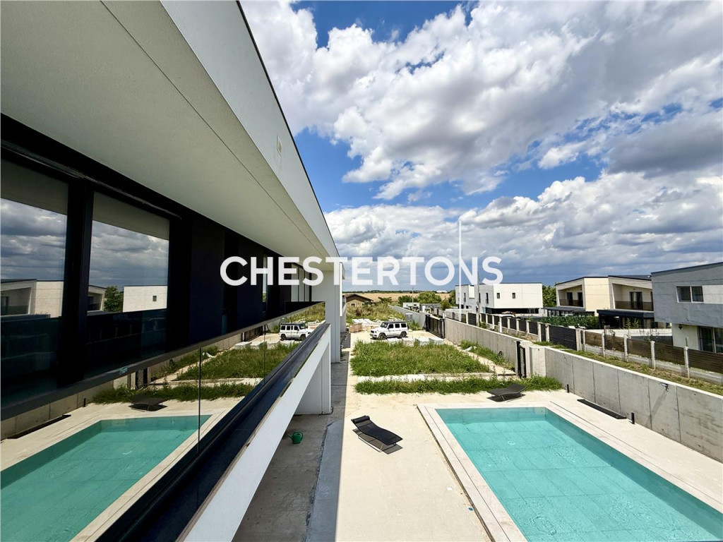 Casa de lux moderna cu 12 camere si piscina - Design minimal