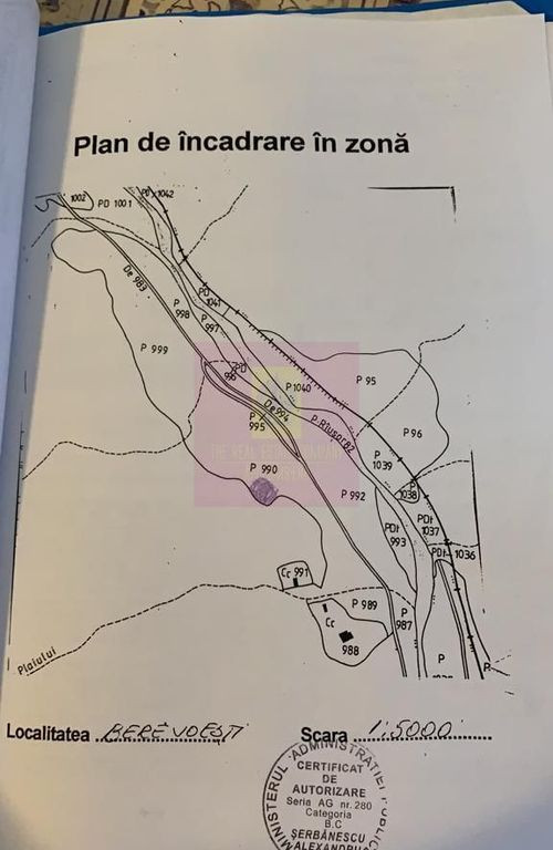 Teren de vz in Berevoiesti / AG ( zona Pastravaria Rausor)