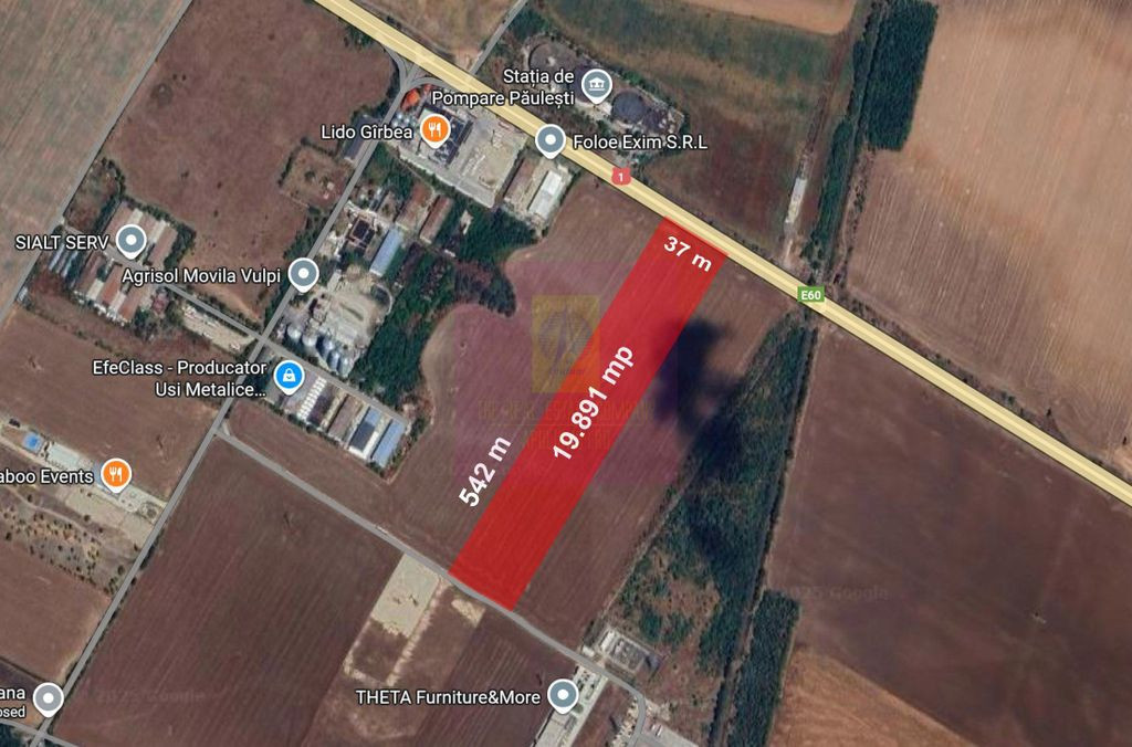 Teren extravilan de vanzare DN1 Paulesti (zona Movila Vul...