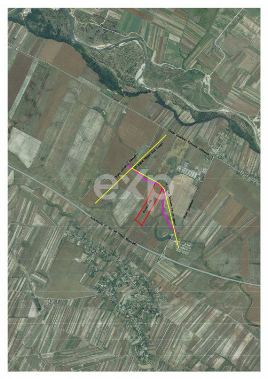 Teren intravilan 10,5 ha cu deschidere la drum, lângă Auto