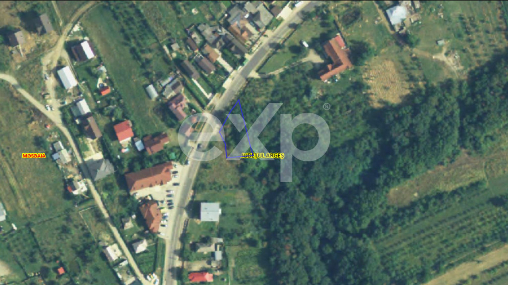 Teren de vânzare în Moșoaia, zona Primăriei
