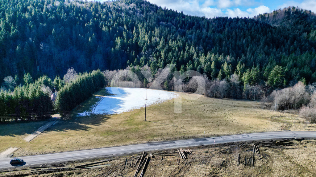 Teren extravilan 19.200 mp – DN1A Săcele, Brădet | Front