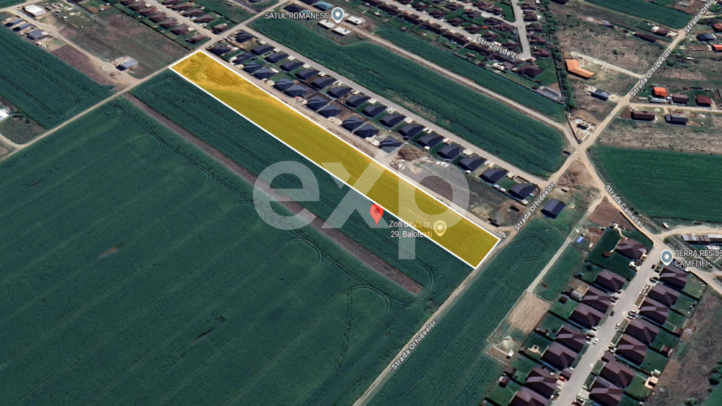 Teren 10.000mp parcelat Balotesti