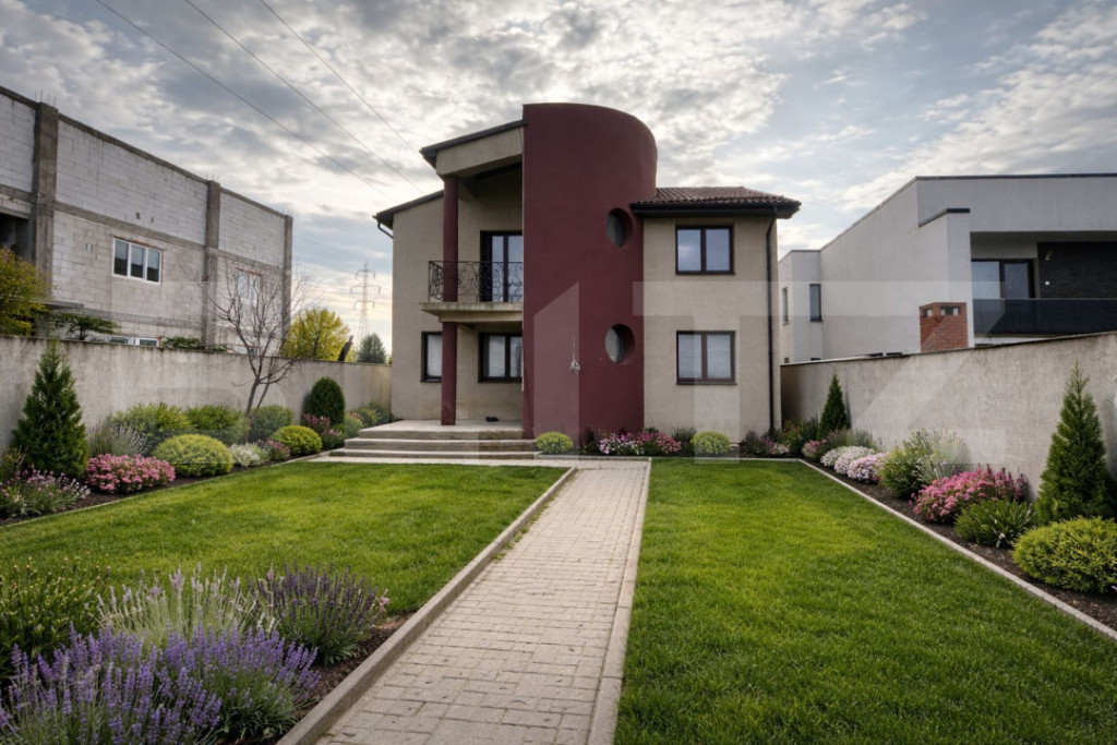Vilă modernă P+1, 200 mp utili, teren 438, alee privată,