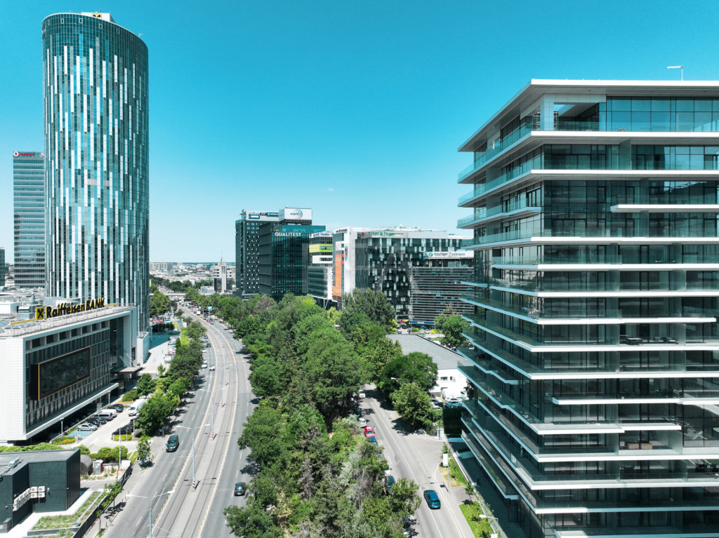 4 camere 215 mp, tavan 3,4 m, One Floreasca Towers