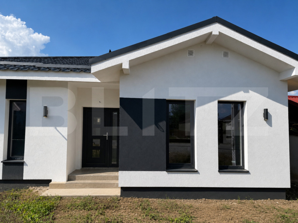 Casă semifinisată 4 camere, 105 mp, zona Odoreu