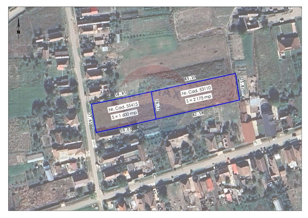 De vânzare teren intravilan, 3,775 mp, Cefa