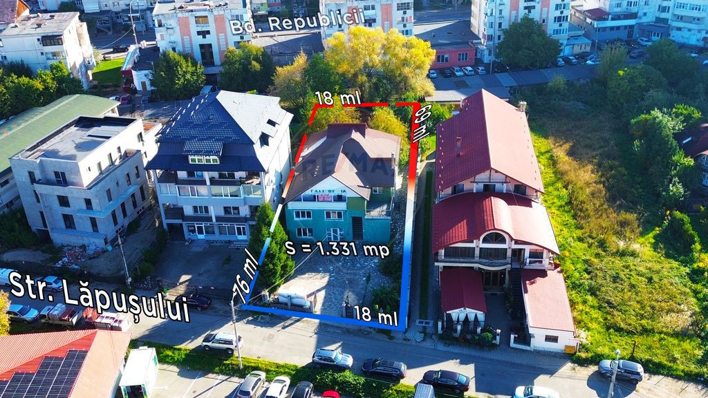 Pensiune cu 10 camere de vânzare în zona Centrala din B...