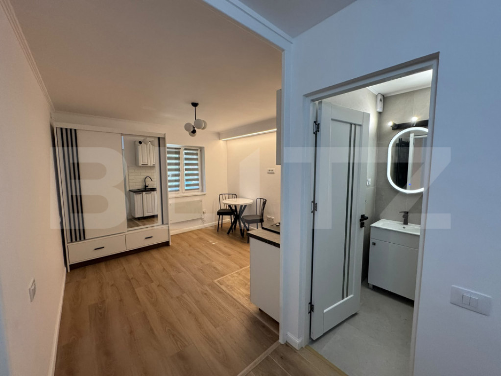 Studio ultrafinisat, loc de parcare, semicentral, zona Nicol