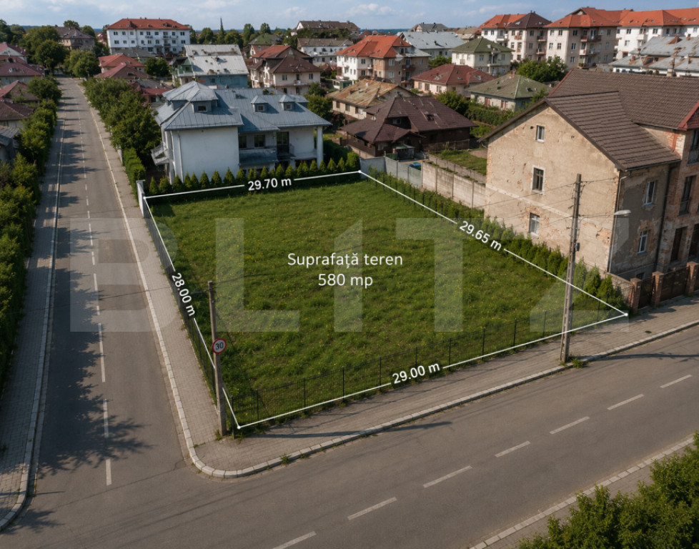 Teren Intravilan cu potential ridicat, 2535mp, Turda, zona c