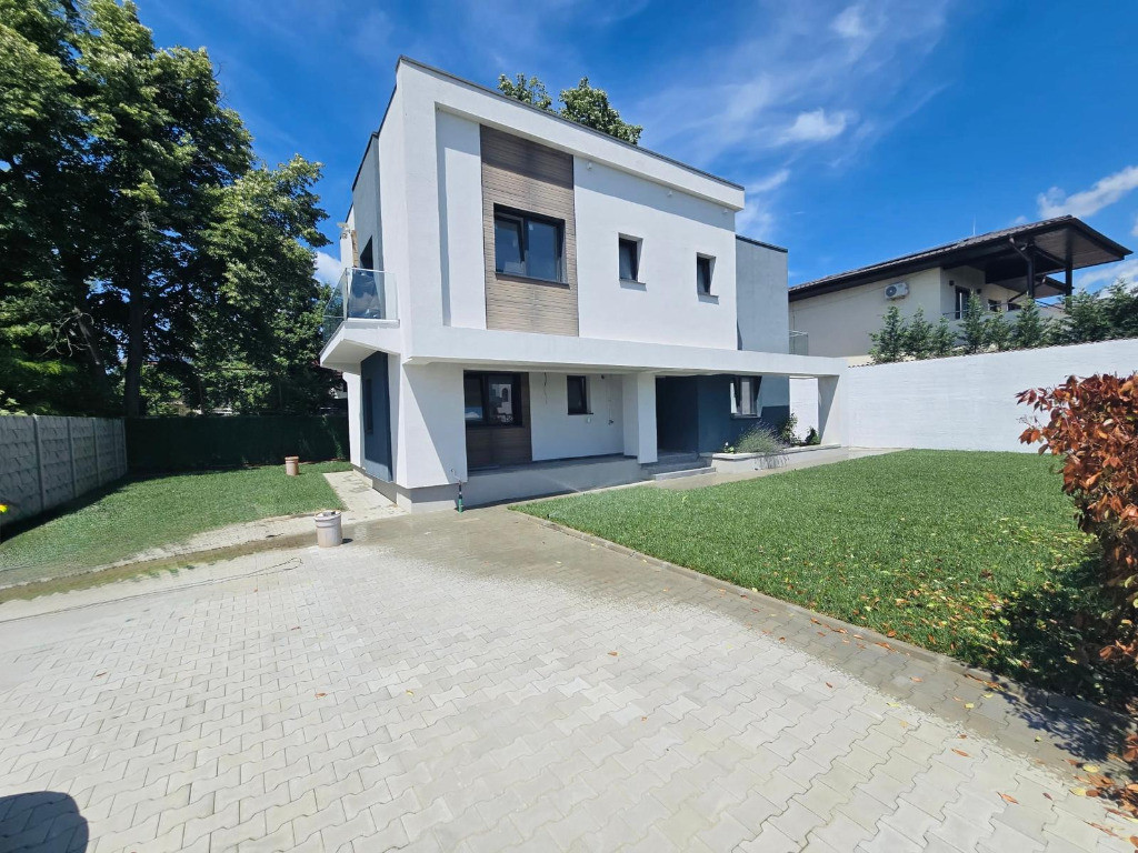 Duplex modern în Corbeanca, toate utilitățile, curte proprie finisaje