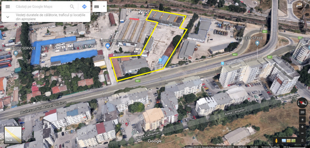 Teren 739 mp cu vizibilitate excelentă la Bulevardul Mamaia