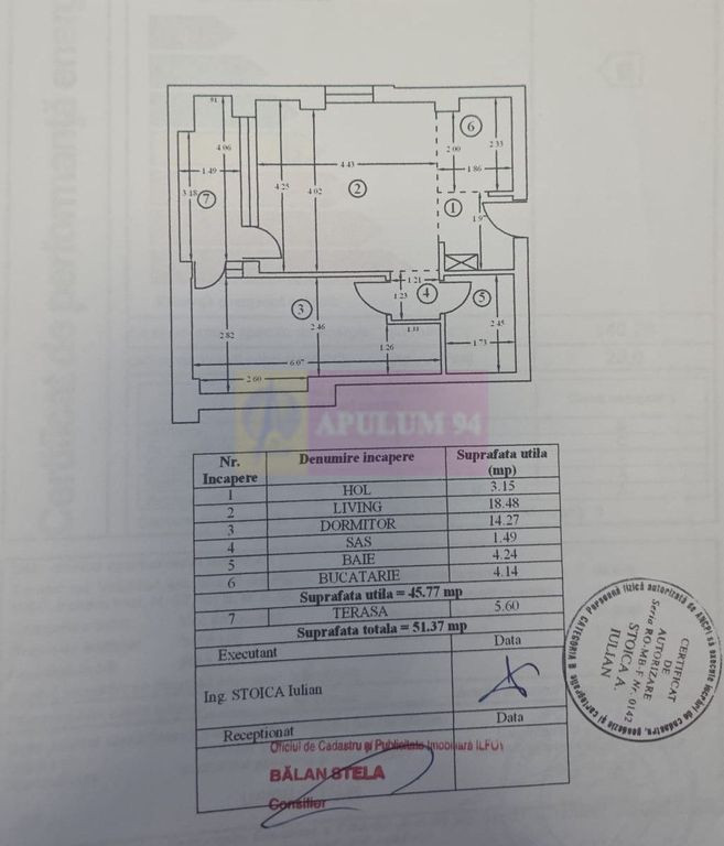 Apartament 2 camere in Pipera langa Scoala Americana bloc...