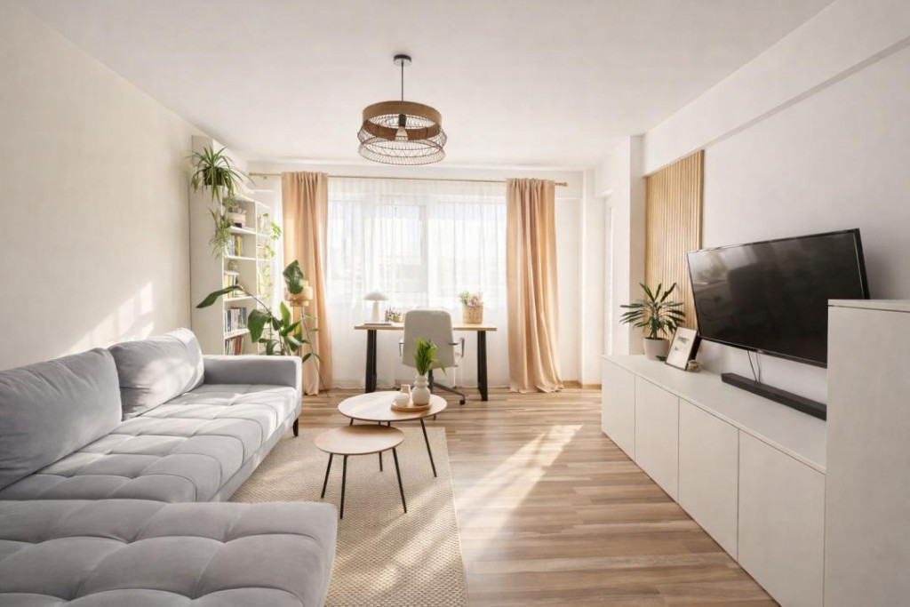 Apartament 2 Camere decomandat 61 MP + parcare - Bloc 2020 -