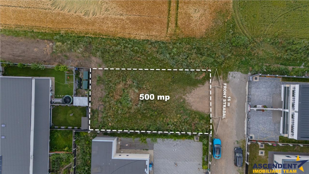 Teren 500 mp pentru casa de vis, Fs16 ml, posibilitate proie