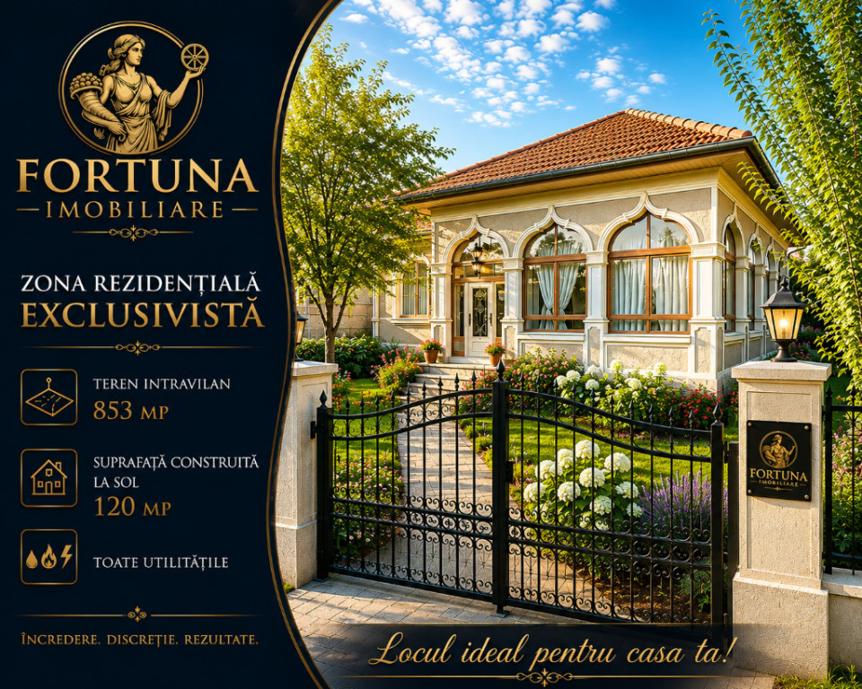 Casa cu veranda - proprietate de exceptie,teren generos 853 mp,St.cel