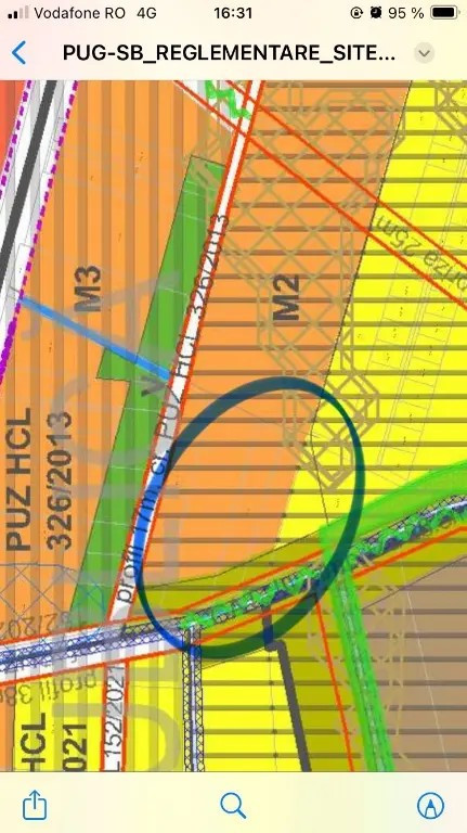 Teren strada Ogorului 3000 mp deschiderea 22,5 ml